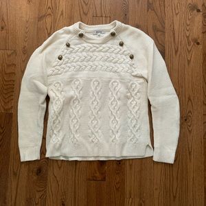 Madewell off-white sweater size small